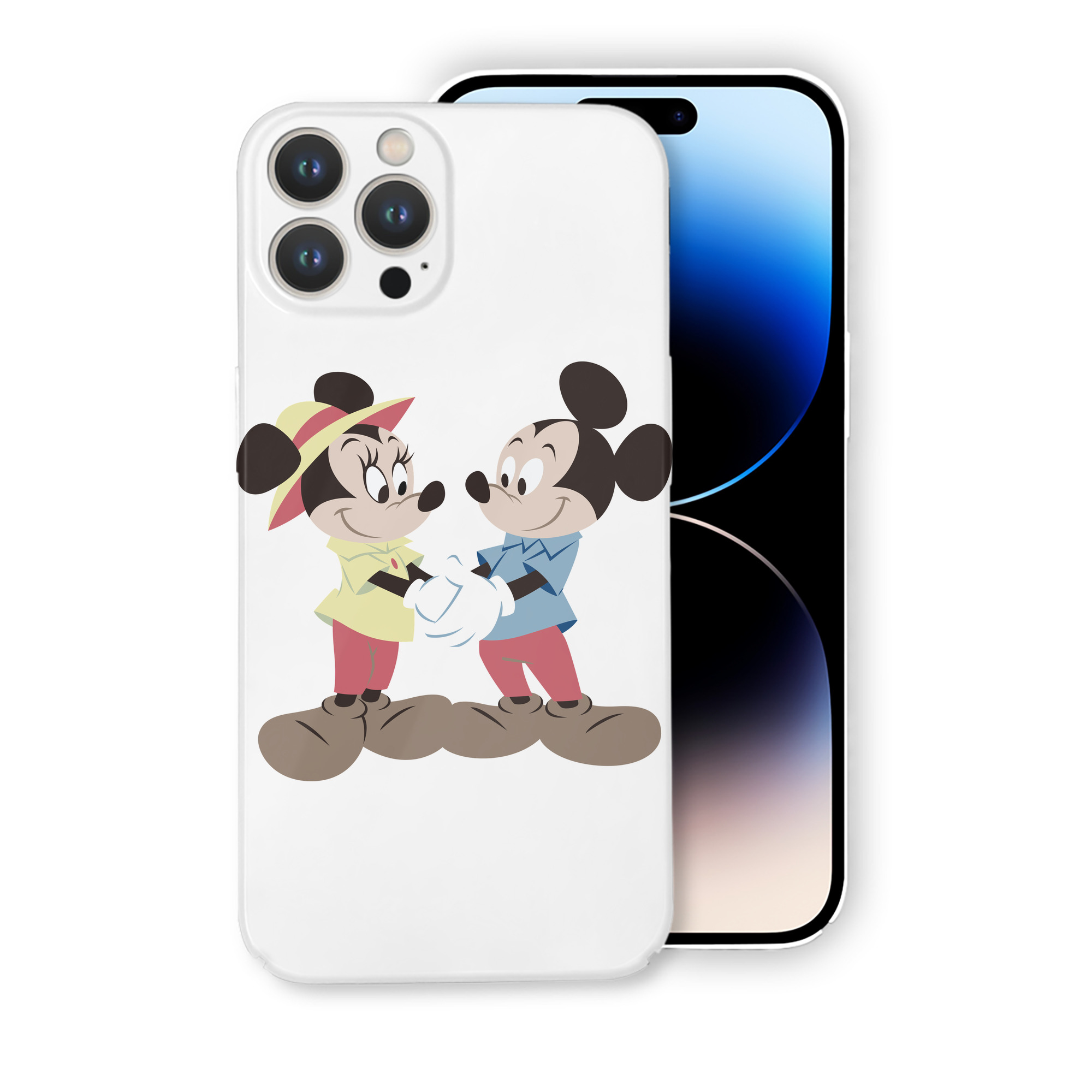 （画像用） ミッキーマウス Mickey Mouse 【iPhone 14シリーズ対応】ハードケース